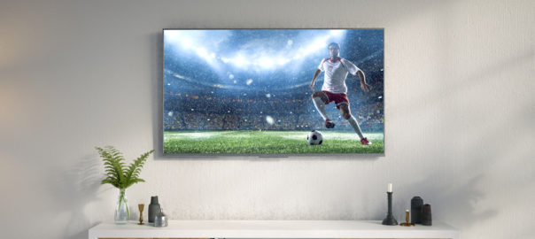 best position for a TV